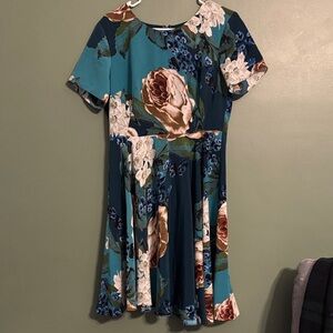 Corey Lynn Calter 'Paeonia' fit and flare Anthropologie dress